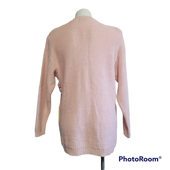 Vintage Chaus pastel pink cardigan - Picture 4 of 5
